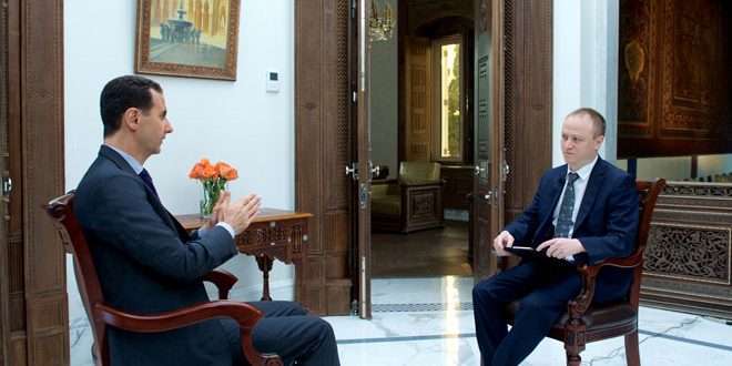 Башар Аль-Асад – Интервью для РИА Новости